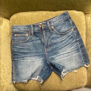 Madewell Blue Denim Shorts